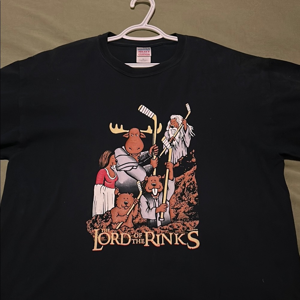 Black ‘Lord of the Rinks’ Graphic T-Shirt